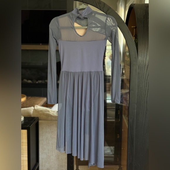 WEISSMAN Periwinkle Dance Recital Dress Flowy and Very Elegant Adult Small - Picture 4 of 6